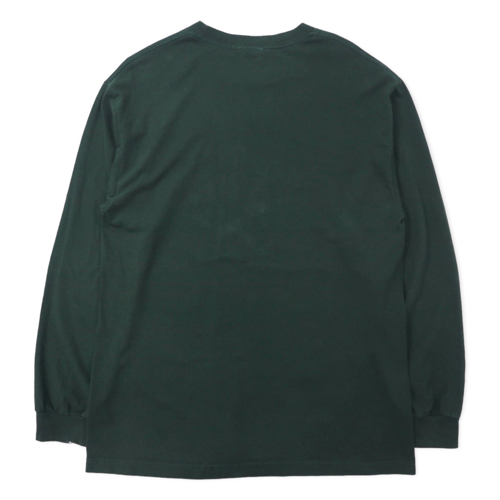 NFL TEAM APPAREL Packers Print Long Sleeve T-Shirt Long TL Green Cotton PACKERS Made in Mexico