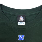 NFL TEAM APPAREL Packers Print Long Sleeve T-Shirt Long TL Green Cotton PACKERS Made in Mexico