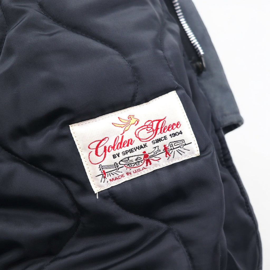 Golden Fleece by SPIEWAK USA Made 90s N-3B Flight Jacket M Gray Quilted Liner 1N3BFJ