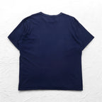 JOSTENS SPORTSWEAR 90s USA Made MLB INDIANS Print T-Shirt XL Navy Single Stitch