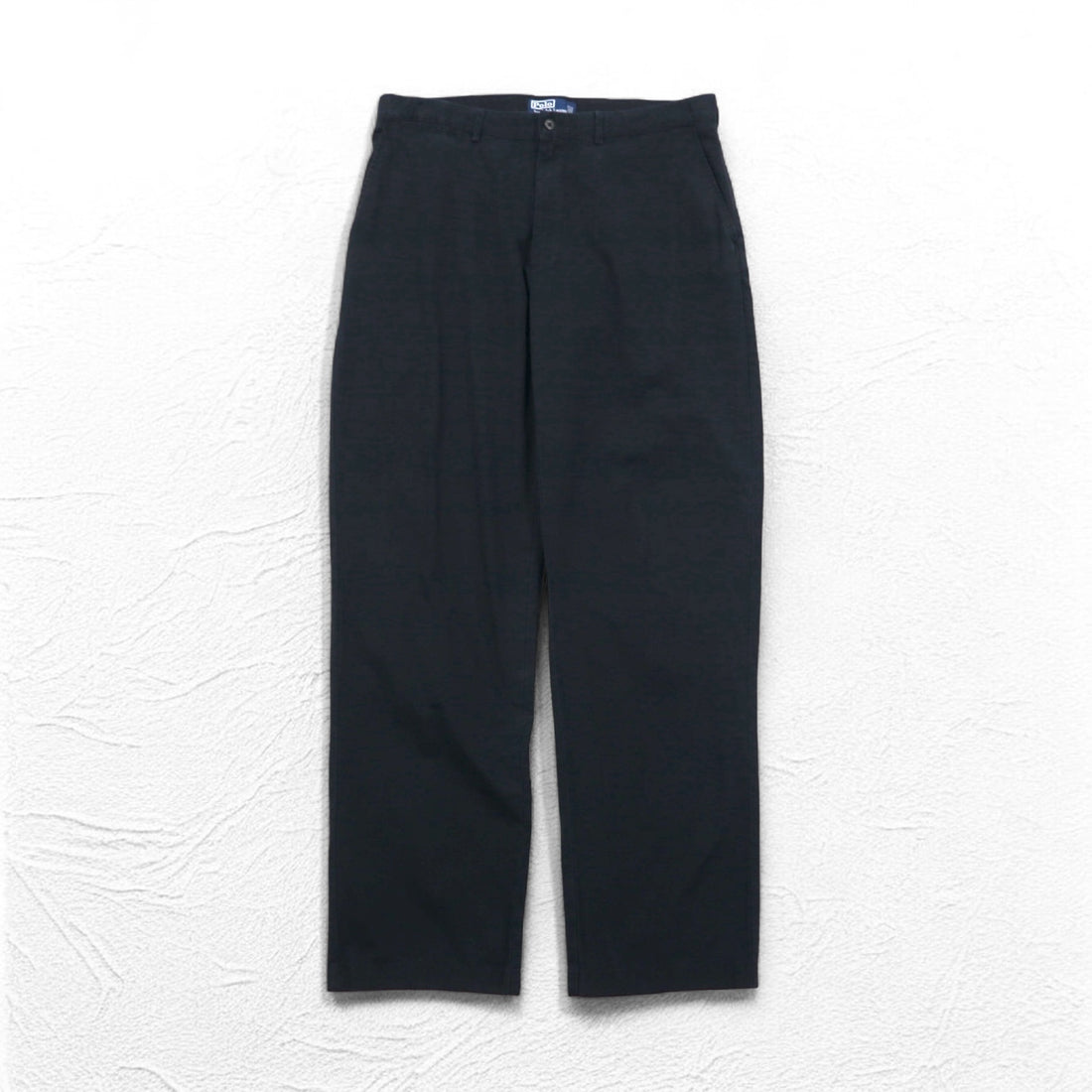 Polo by Ralph Lauren 90s Wide Chino Pants L Dark Navy Cotton
