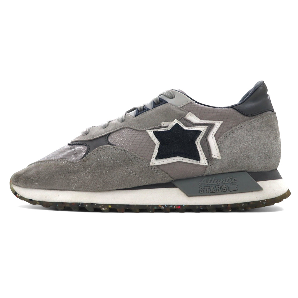 日本然リトテ-古着オンライン-Atlantic STARS ドラコ スニーカー 27cm グレー スエード レザー DRACO-Atlantic STARS Draco Sneakers US9 Gray Suede Leather DRACO