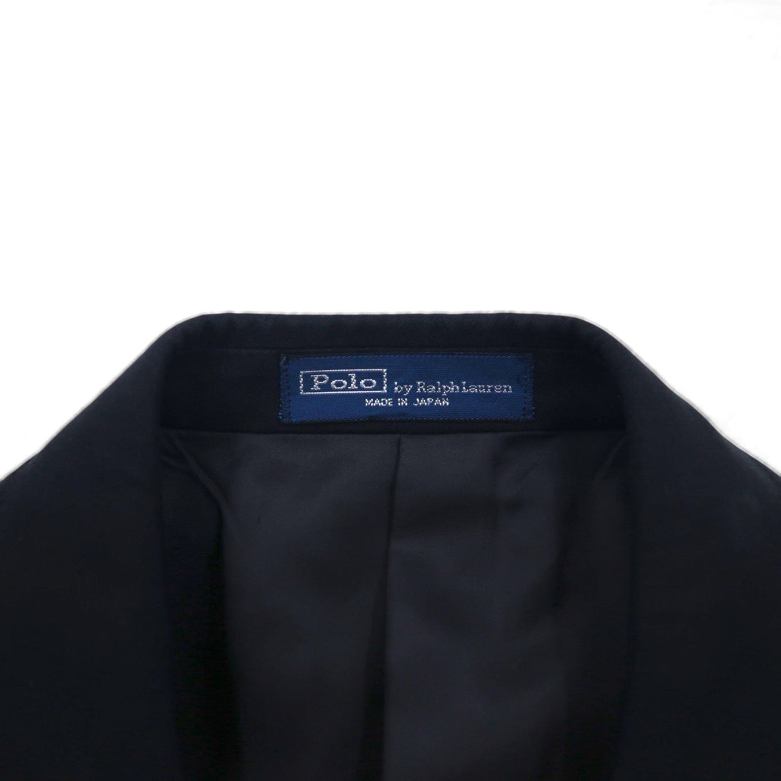 Polo Ralph Lauren 日本製 3B テーラードジャケット S ブラック チンストラップ