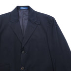 Polo Ralph Lauren 日本製 3B テーラードジャケット S ブラック チンストラップ
