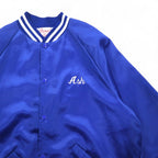 Cardinal 90s USA Made Varsity Jacket L Blue Nylon NEW ROCHELLE Baseball Back Print