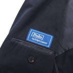 Polo Ralph Lauren 日本製 3B テーラードジャケット S ブラック チンストラップ