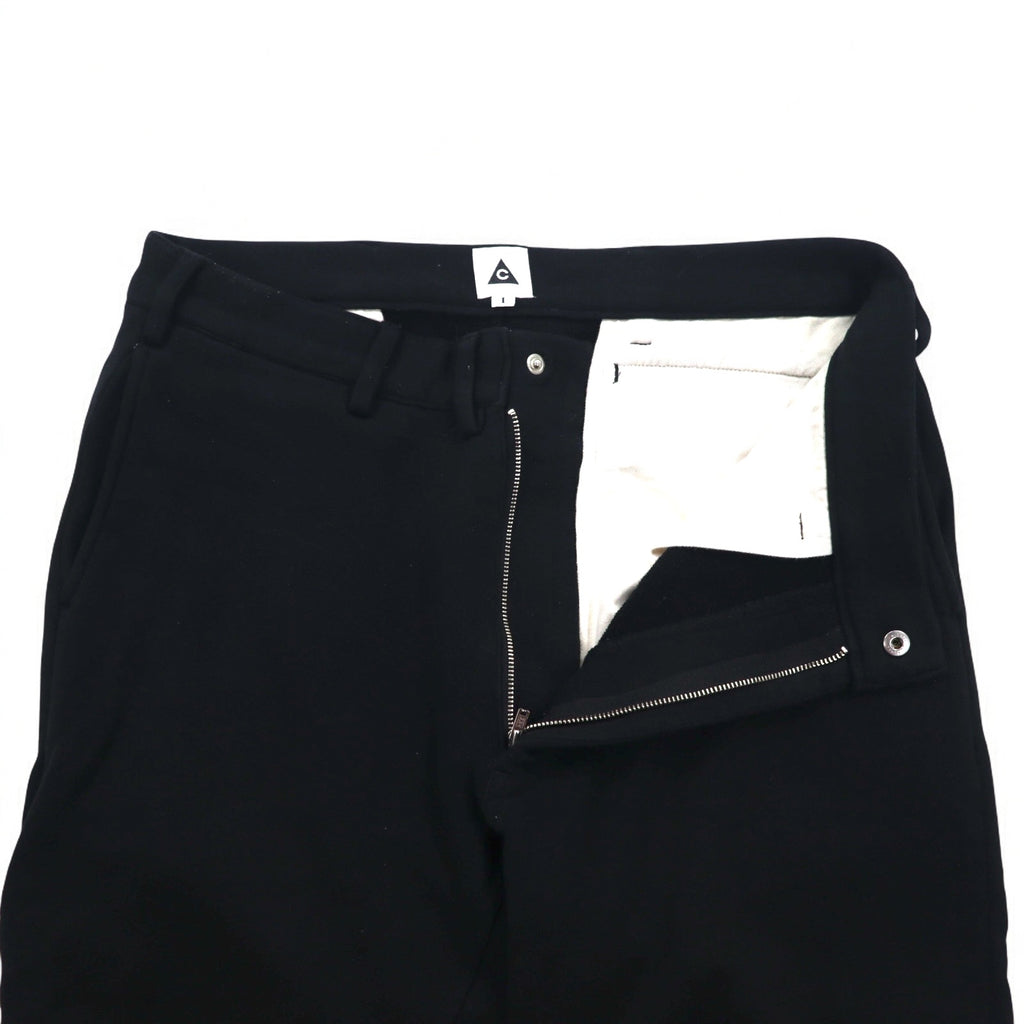 THE Mongolian Chops Tapered Pants S Black Made in Japan