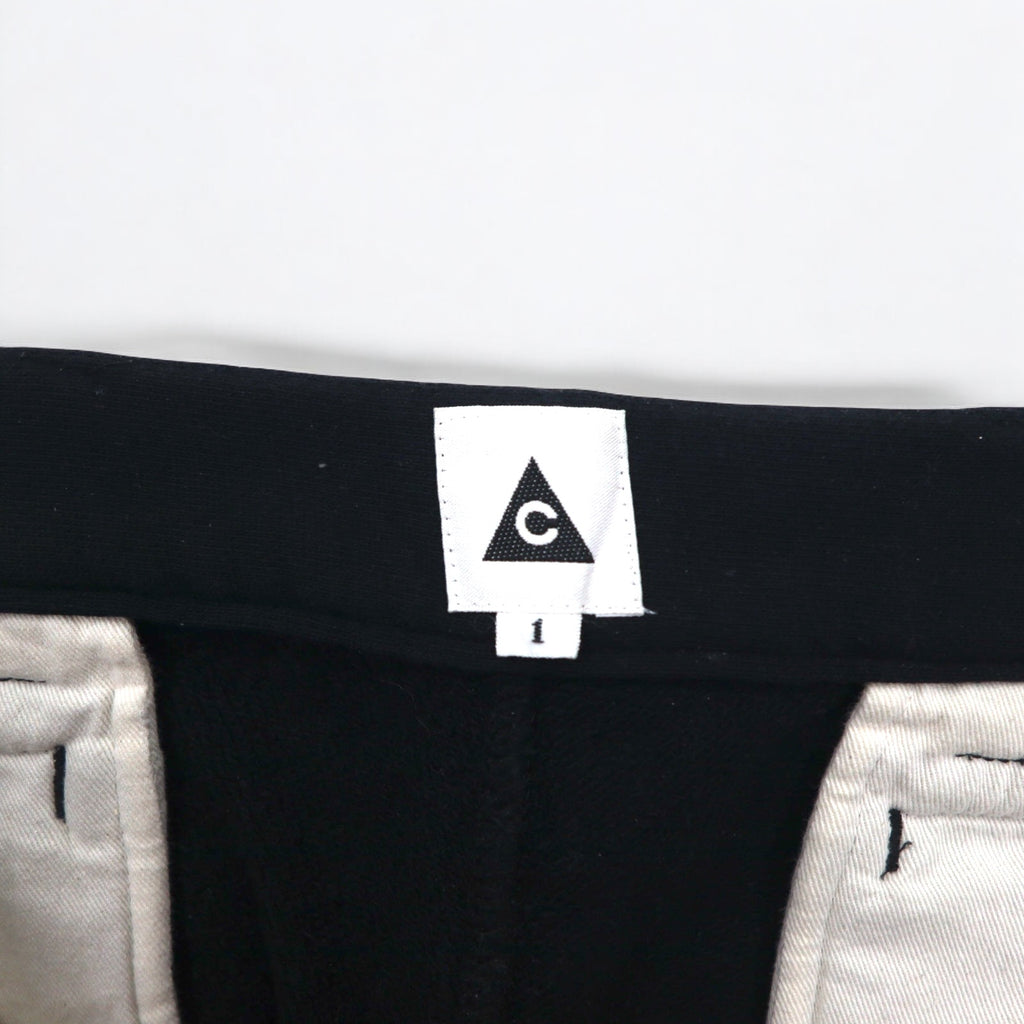 THE Mongolian Chops Tapered Pants S Black Made in Japan