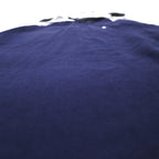 POLO RALPH LAUREN Half Button Hoodie XL Navy Pique PERFORMANCE Numbering Small Pony