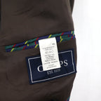 CHAPS 2B テーラードジャケット スーツ L ブラウン ウール