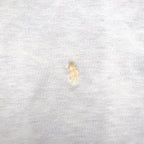 Polo by Ralph Lauren 90s Polo Shirt 2XL Grey Pique Small Pony Embroidery Big Size