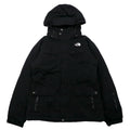 日本然リトテ-古着オンライン-THE NORTH FACE マウンテンパーカー M ブラック ナイロン 550 HYVENT 防水 ハイネック フード着脱式-THE NORTH FACE Mountain HOODIE M Black Nylon 550 HYVENT Waterproof High Neck Hoodie Detachable