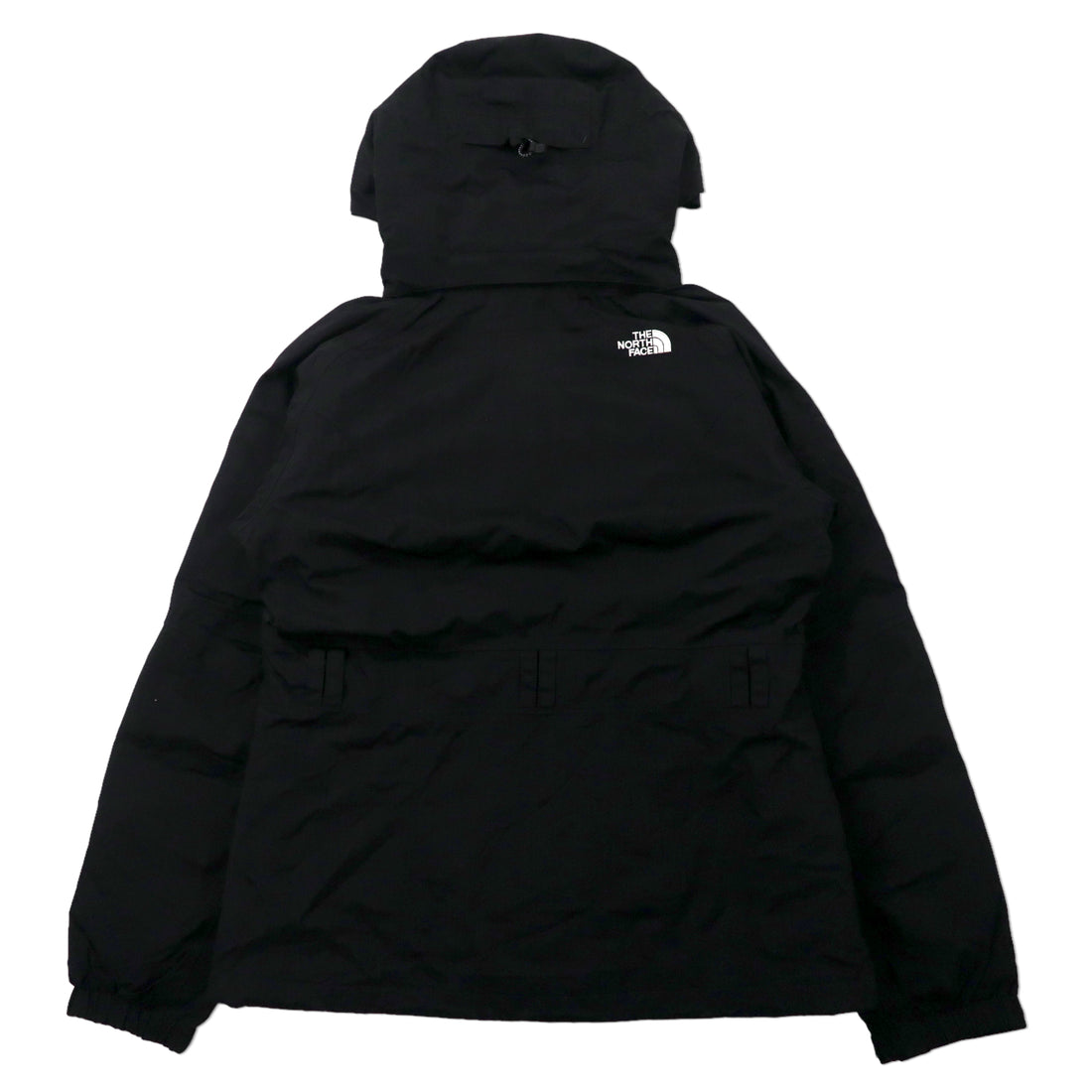 THE NORTH FACE Mountain Parka M Black Nylon 550 HYVENT Waterproof High Neck Hood Detachable