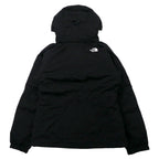 THE NORTH FACE Mountain Parka M Black Nylon 550 HYVENT Waterproof High Neck Hood Detachable