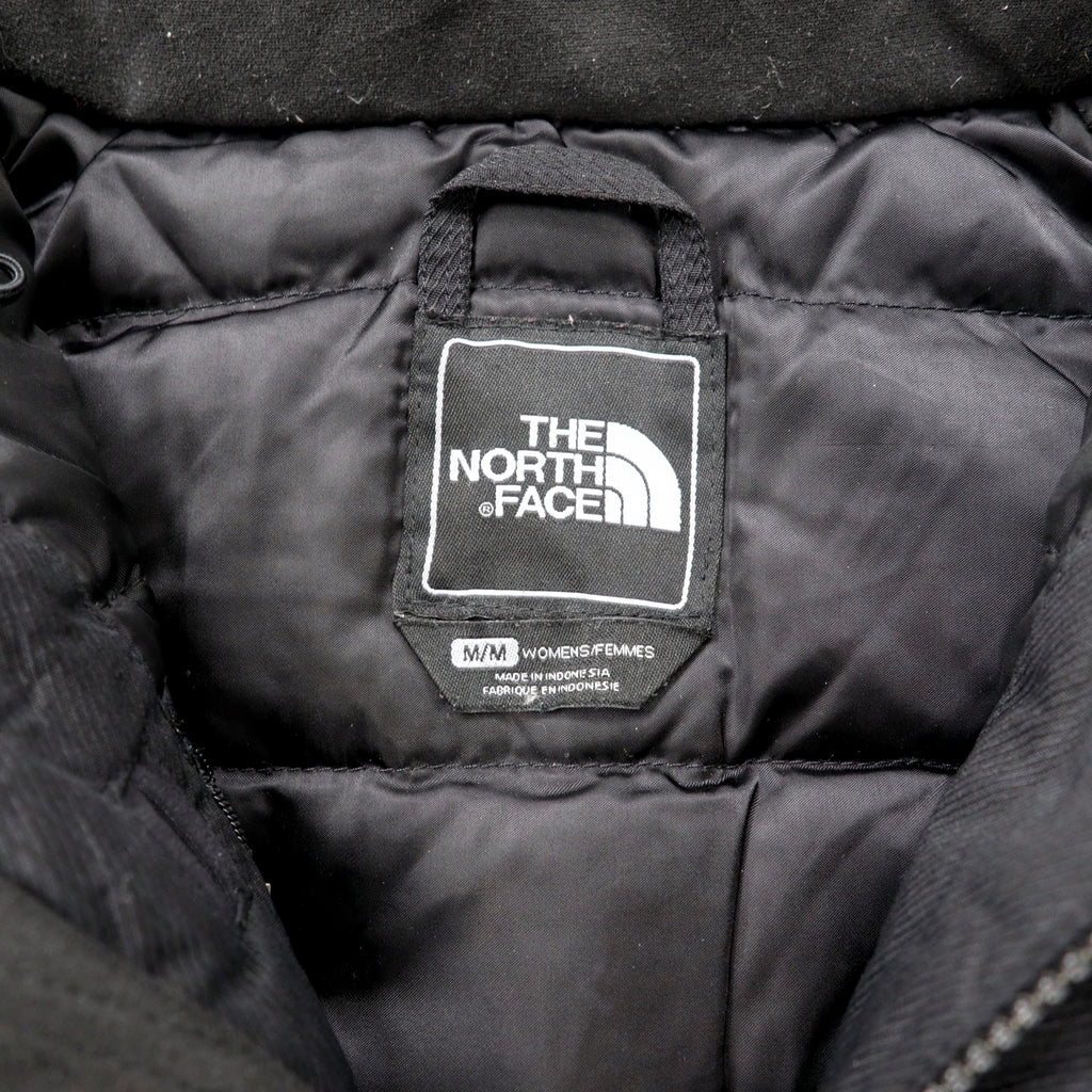 THE NORTH FACE Mountain Parka M Black Nylon 550 HYVENT Waterproof High Neck Hood Detachable