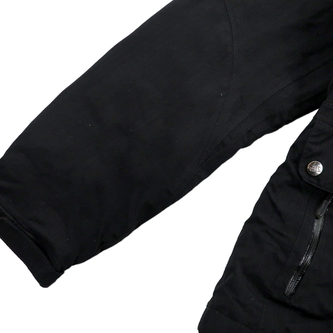 THE NORTH FACE Mountain Parka M Black Nylon 550 HYVENT Waterproof High Neck Hood Detachable