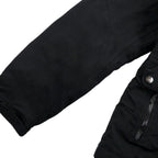THE NORTH FACE Mountain Parka M Black Nylon 550 HYVENT Waterproof High Neck Hood Detachable