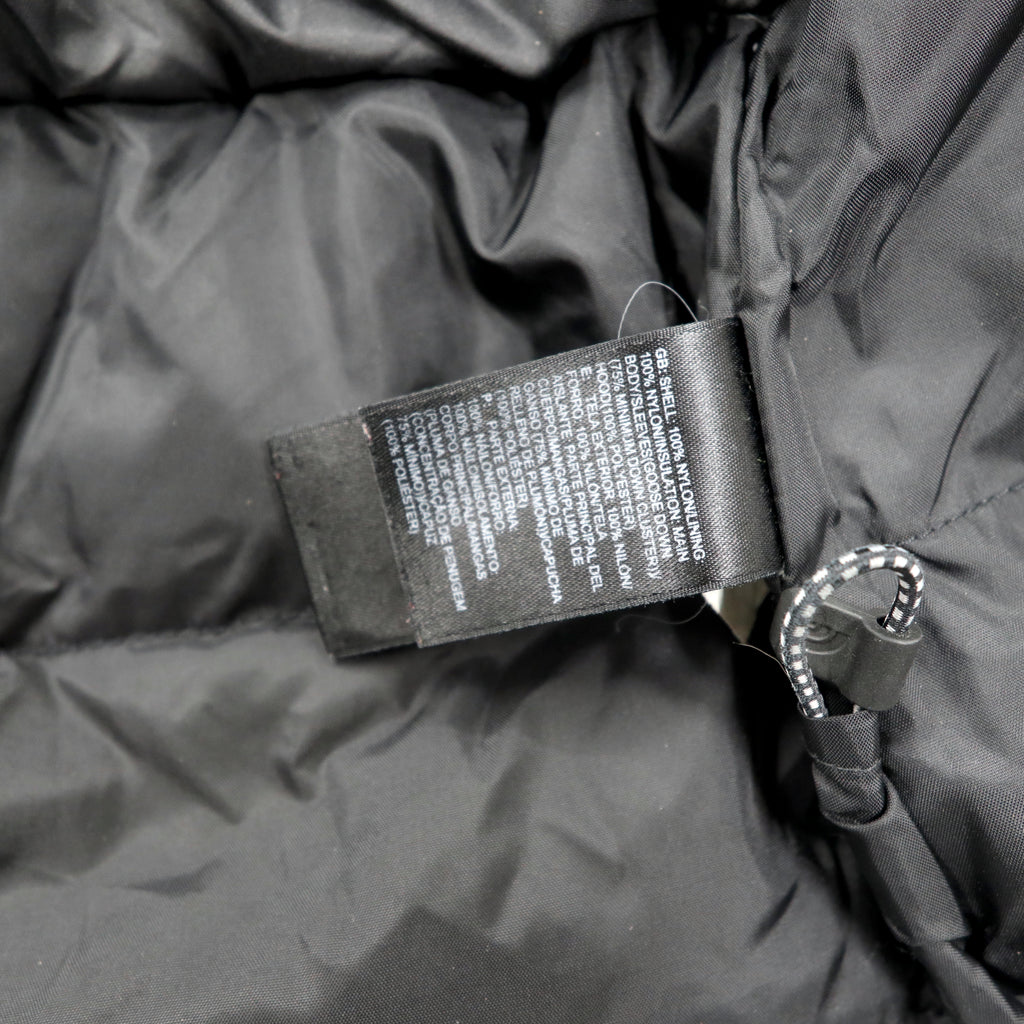 THE NORTH FACE Mountain Parka M Black Nylon 550 HYVENT Waterproof High Neck Hood Detachable