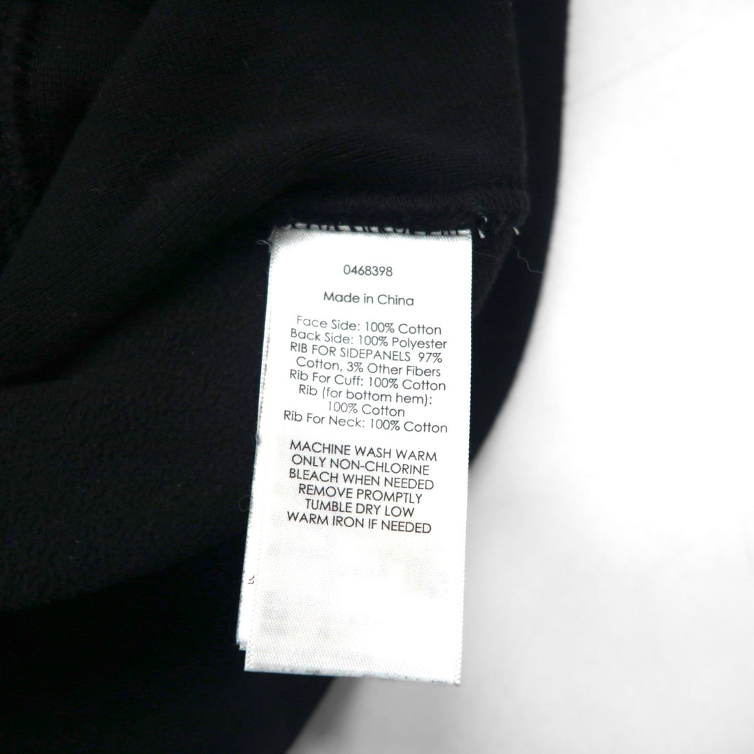 Polo Ralph Lauren 90s Big Pony Embroidered Reverse Weave Track Jacket, Size M, Black