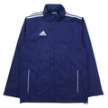 日本然リトテ-古着オンライン-adidas トラックジャケット シェルパーカー ジャージ L ネイビー ポリエステル 撥水 メッシュライナー 3ストライプス-adidas Track Jacket Shell Hoodie Jersey L Navy Polyester Water Repellent Mesh Liner 3 Striped