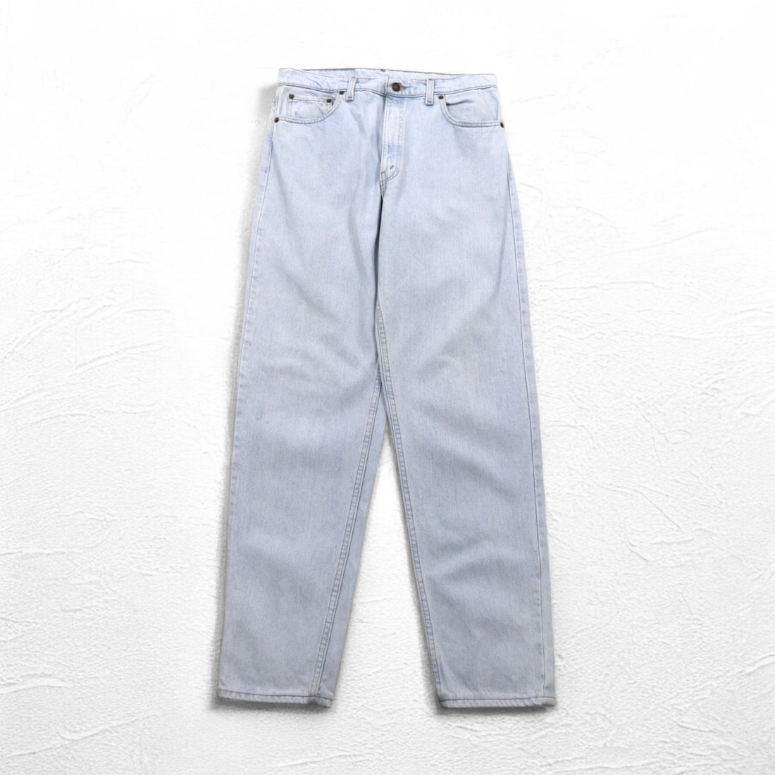 Levi's 90s USA Made 550 RELEXED FIT Tapered Denim Pants XL Blue Zipper Fly 550-4804