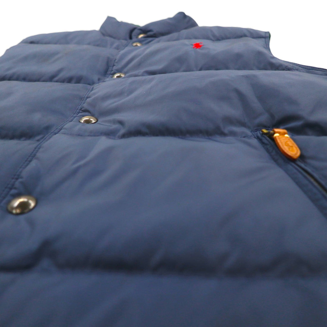 Polo Ralph Lauren 90s Reversible Down Vest, Size M, Navy, Small Pony Embroidery