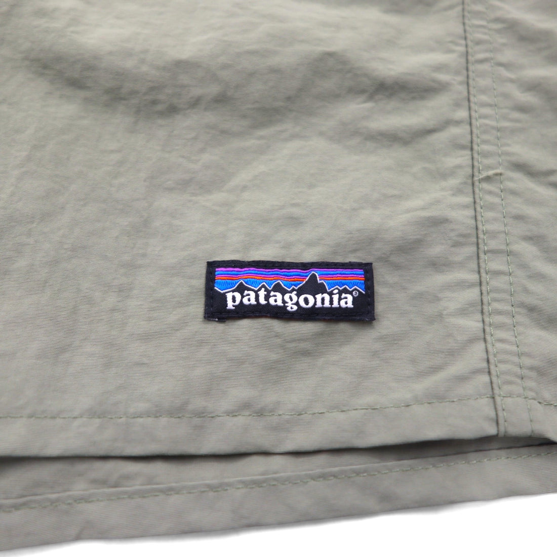 Patagonia Baggies Shorts, Khaki Nylon, Size L, 57059