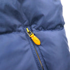 Polo Ralph Lauren 90s Reversible Down Vest, Size M, Navy, Small Pony Embroidery