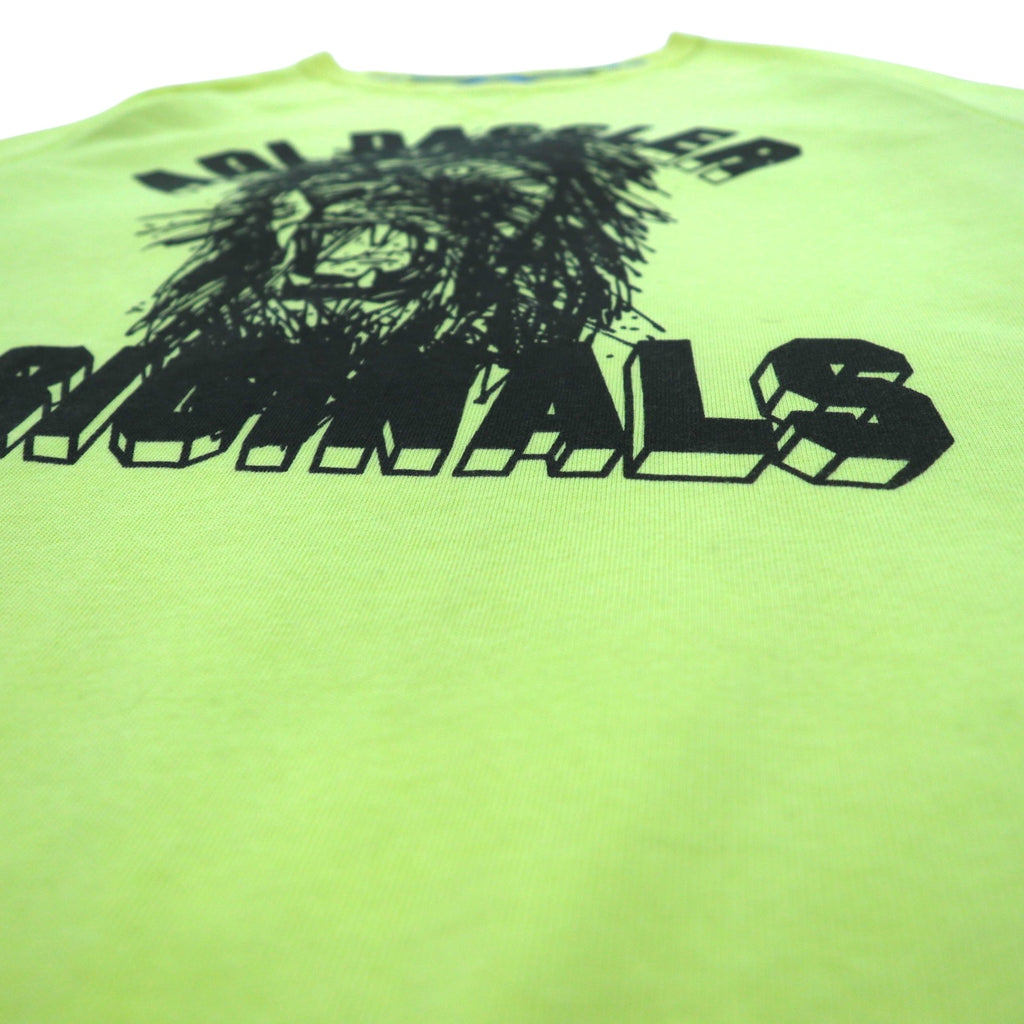 adidas originals crew neck sweatshirt M yellow cotton front V BLUZA F78084