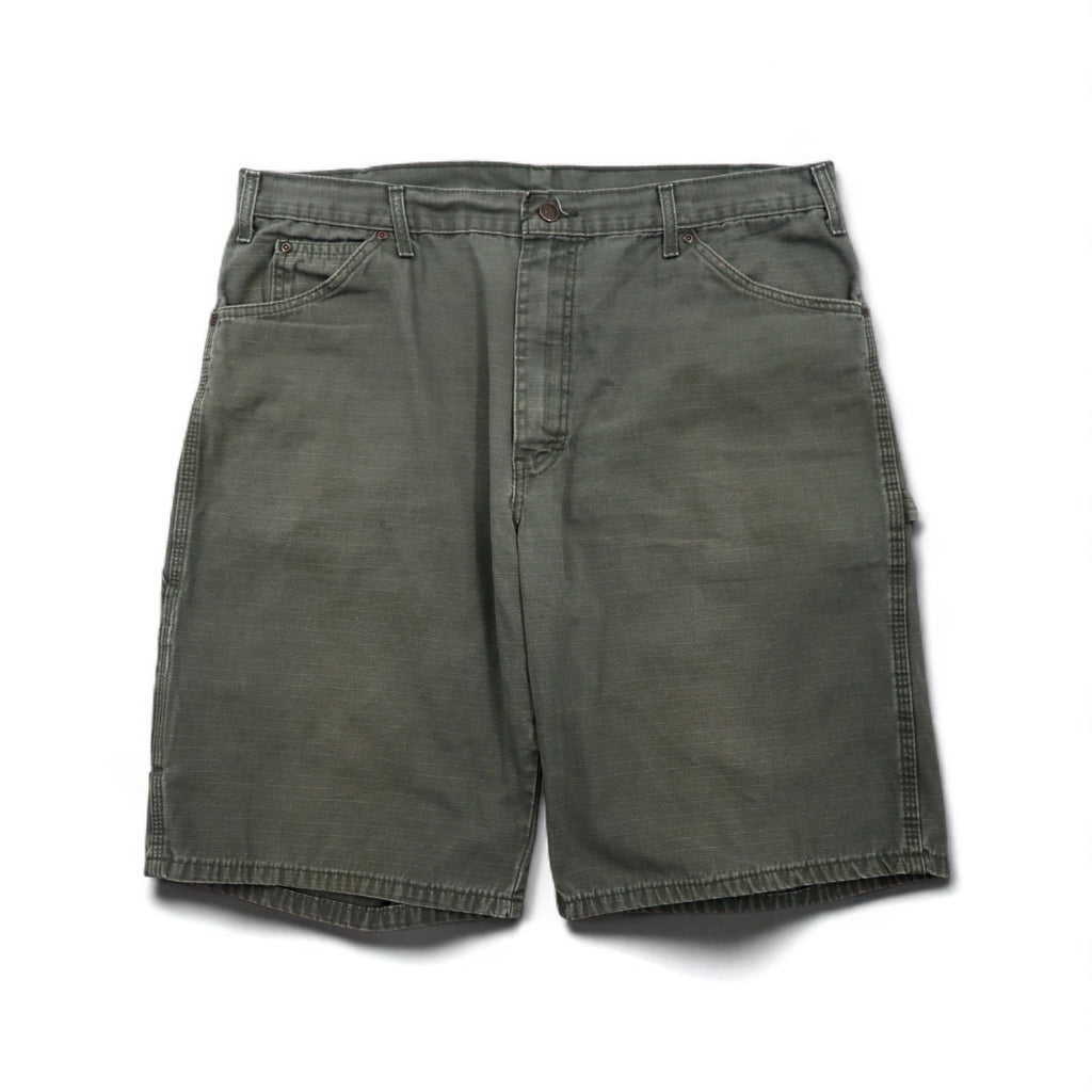 Dickies Relaxed Fit Ripstop Carpenter Shorts, Size XL, Khaki, WR825, Made in Mexico