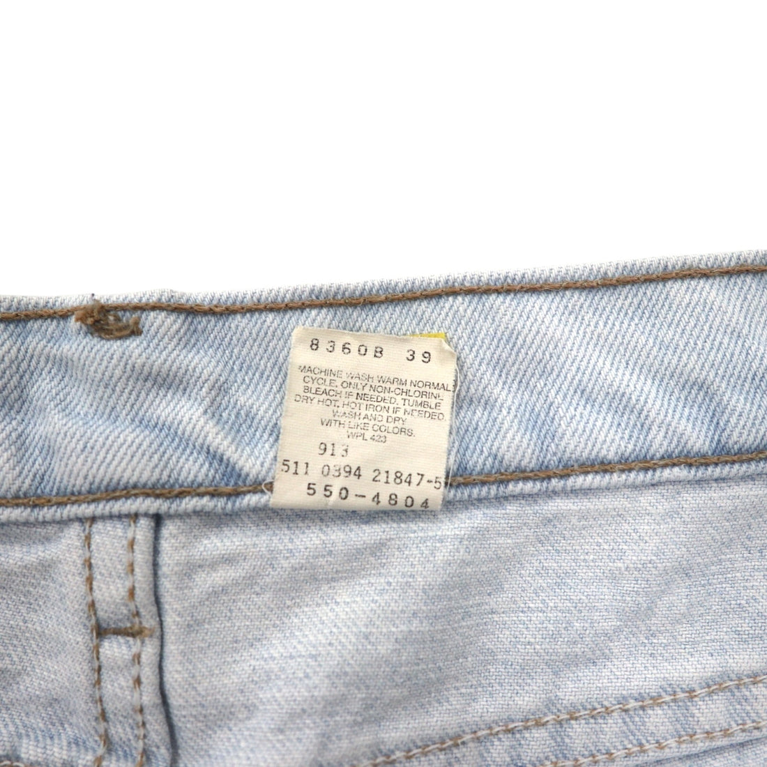 Levi's 90s USA Made 550 RELEXED FIT Tapered Denim Pants XL Blue Zipper Fly 550-4804
