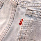Levi's 90s USA Made 550 RELEXED FIT Tapered Denim Pants XL Blue Zipper Fly 550-4804