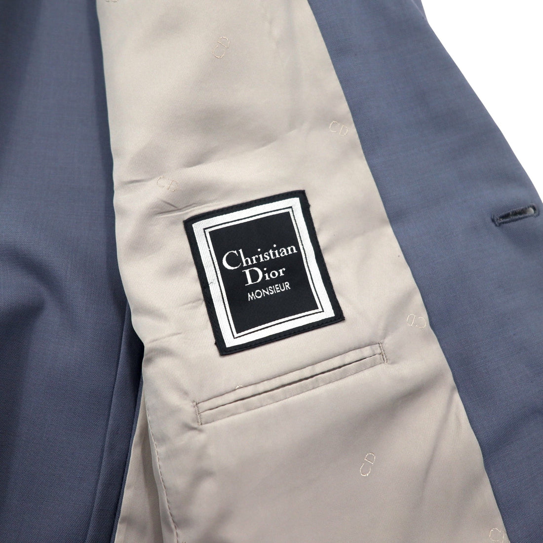 Christian Dior MONSIEUR 90s Old 2B Tailored Jacket M Grey Wool