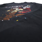 Warner Bros. Looney Tunes Anime Character Print T-Shirt L Black NAUGHTY