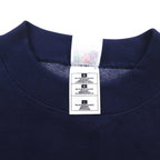 FRUIT OF THE LOOM 90年代 USA製 SUPER COTTON スウェット L ネイビー 裏起毛 SKYJACK ワンポイント刺繍