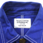 THE GUILTY PARTIES (WACKO MARIA) Coverall Work Jacket S Blue Change Button Made in Japan