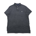 POLO RALPH LAUREN Polo Shirt, XL, Gray, Cotton, Pique, Small Pony Embroidery