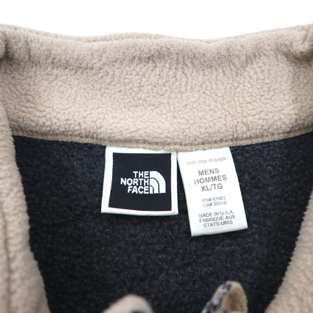 THE NORTH FACE 90年代 USA製 ポーラテック POLARTEC フリース ベスト XL グレー ポリエステル