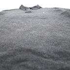 POLO RALPH LAUREN Polo Shirt, XL, Gray, Cotton, Pique, Small Pony Embroidery