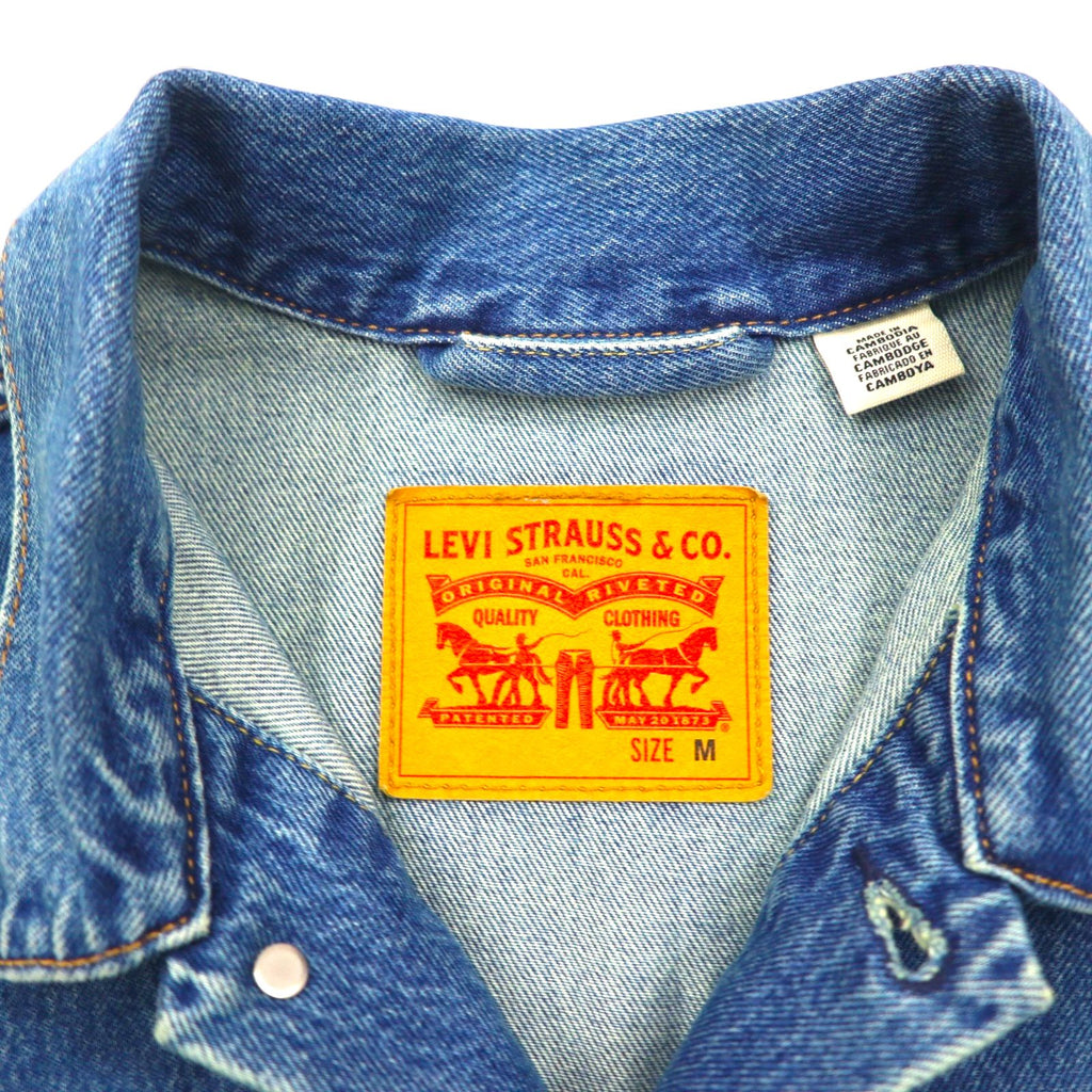 Levi's 2ndタイプ デニム トラッカージャケット Gジャン M インディゴ STAY LOOSE TYPE2 A1988-0000