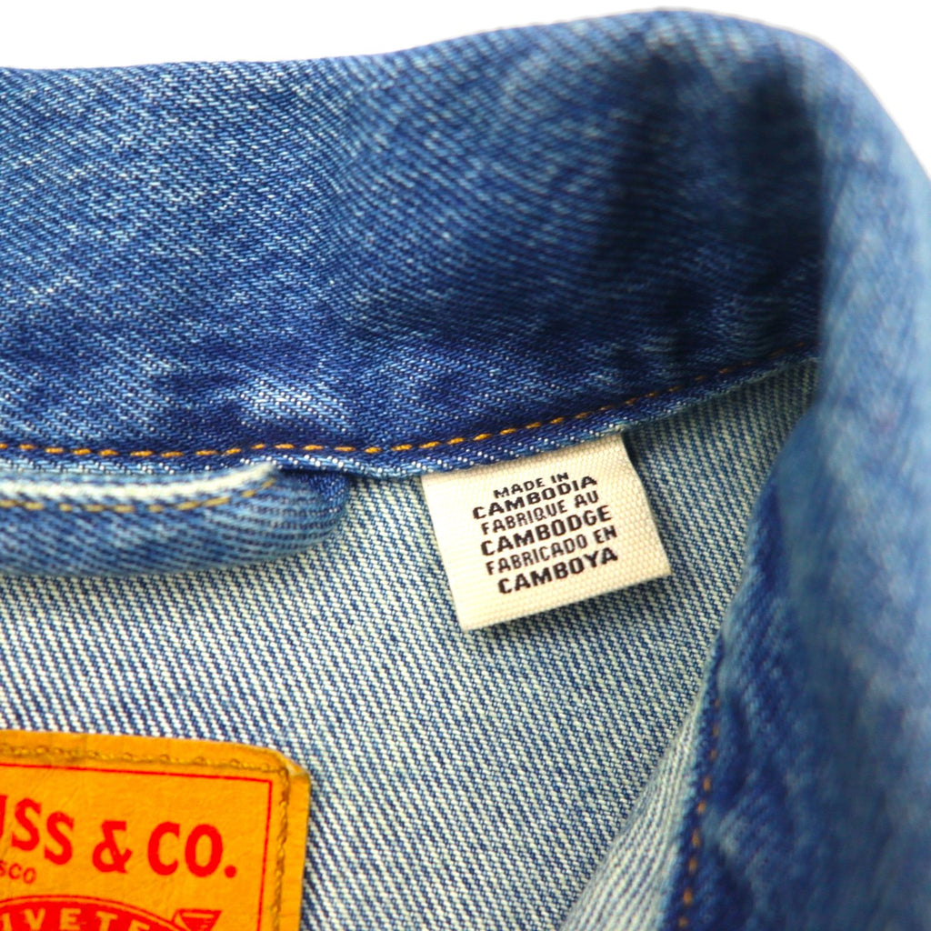Levi's 2ndタイプ デニム トラッカージャケット Gジャン M インディゴ STAY LOOSE TYPE2 A1988-0000