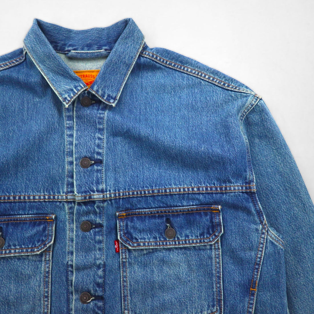 Levi's 2ndタイプ デニム トラッカージャケット Gジャン M インディゴ STAY LOOSE TYPE2 A1988-0000