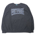 日本然リトテ-古着オンライン-Champion カレッジ プリント スウェット XXL グレー コットン 裏起毛 CENTENARY COLLEGE ビッグサイズ ホンジュラス製-Champion College Print Sweatshirt XXL Gray Cotton brushed lining CENTENARY COLLEGE Big Size Honduras Made