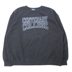 日本然リトテ-古着オンライン-Champion カレッジ プリント スウェット XXL グレー コットン 裏起毛 CENTENARY COLLEGE ビッグサイズ ホンジュラス製-Champion College Print Sweatshirt XXL Gray Cotton brushed lining CENTENARY COLLEGE Big Size Honduras Made