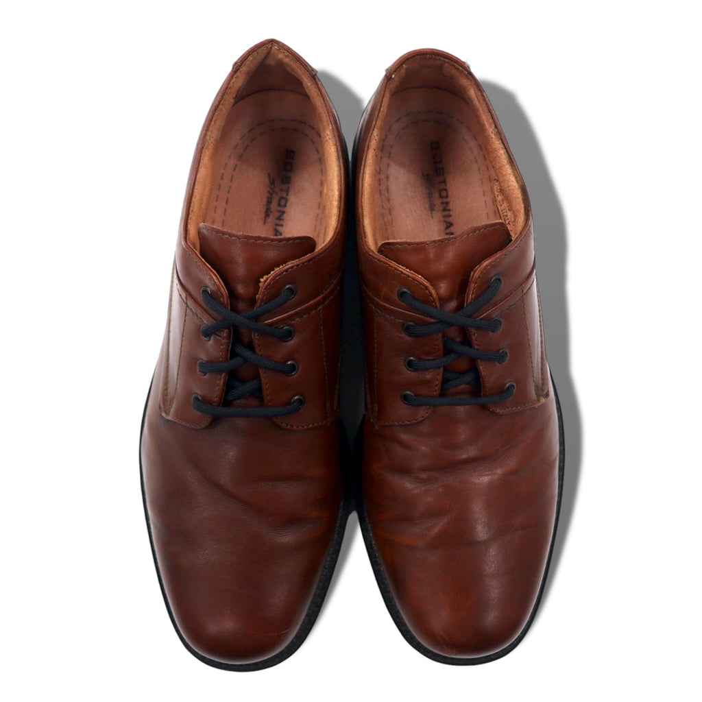 BOSTONIAN Italian Oxford Dress Shoes 28cm Brown Leather