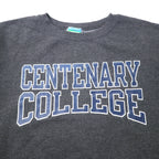 Champion カレッジ プリント スウェット XXL グレー コットン 裏起毛 CENTENARY COLLEGE ビッグサイズ ホンジュラス製