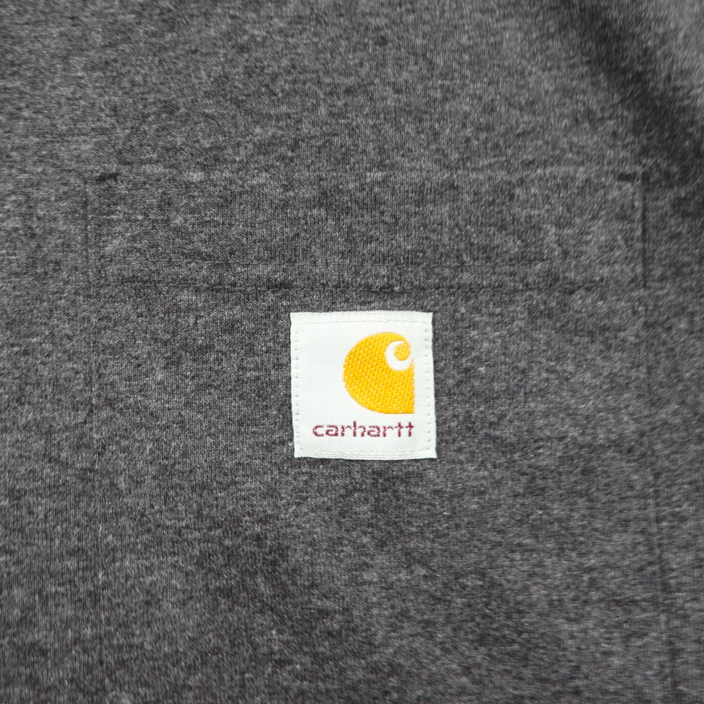 carhartt ルーズフィット LOOSE FIT ヘンリーネック ポケット Tシャツ XL グレー コットン