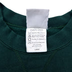 PLANET HOLLYWOOD 90s USA Made Sweatshirt L Green Cotton Logo Embroidery LAS VEGAS