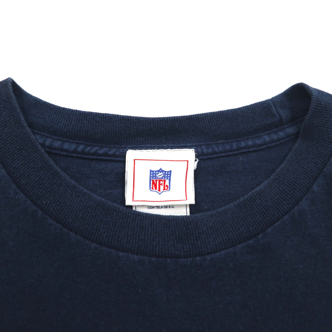 NFL CHICAGO BEARS 90s T-shirt XL Navy Cotton Made in El Salvador