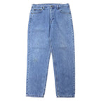 日本然リトテ-古着オンライン-Carhartt リラックスフィット テーパード デニムパンツ 36 ブルー コットン RELAXED-FIT TAPERED JEAN デニムパンツ B17 ニカラグア製-Carhartt Relaxed Fit Tapered Denim Pants 36 Blue Cotton RELAXED-FIT TAPERED JEAN Denim Pants B17 Nicaragua Made